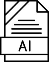 AI Icon Design vector