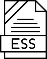 ESS Icon Design vector