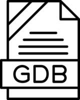 GDB Icon Design vector