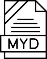 MYD Icon Design vector