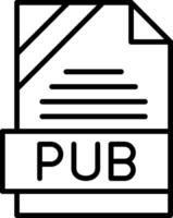 PUB Icon Design vector
