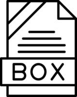 BOX Icon Design vector
