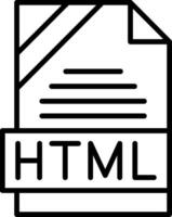 HTML Icon Design vector