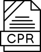 CPR Icon Design vector