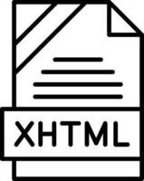 XHTML Icon Design vector