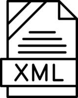 XML Icon Design vector