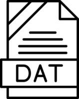 DAT Icon Design vector