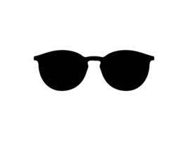 Sun Eye Glasses Silhouette, Front View, Flat Style, can use for Pictogram, Logo Gram, Apps, Art Illustration, Template for Avatar Profile Image, Website, or Graphic Design Element vector