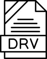 DRV Icon Design vector