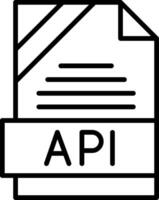 API Icon Design vector