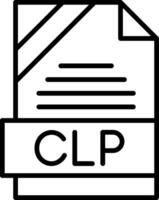CLP Icon Design vector