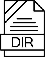 DIR Icon Design vector