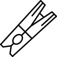 Clothespin Icon Design vector