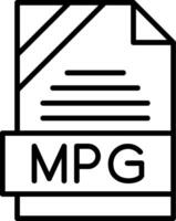 MPG Icon Design vector