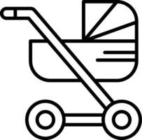 Stroller Icon Design vector