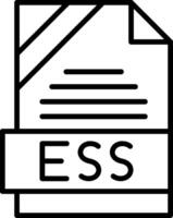 ESS Icon Design vector