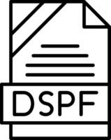 DSPF Icon Design vector