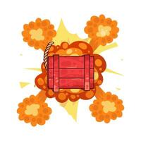 Dynamite Explosion Disaster vector
