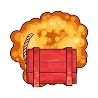illustration of The Power of a Dynamite Bomb vector