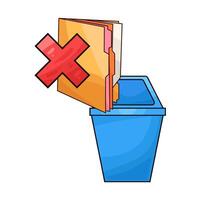 Empty Folder illustration vector