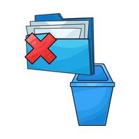 illustration of Empty Folder vector