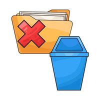 Missing Folder illustration vector
