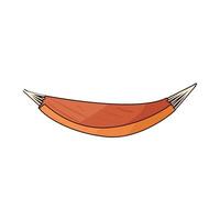 illustration of hammock for Quiet Relaxation vector
