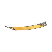 hammock for comfortable sleep illustration vector