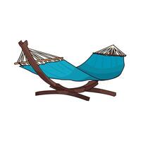 Hammock for Relaxing illustration vector