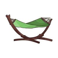 Relax on a Hammock illustration vector