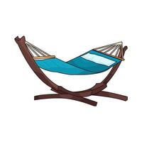 Relax on a Hammock vector