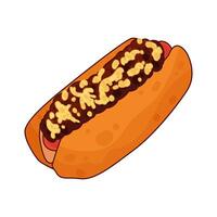 Hotdogs For Breakfast illustration vector