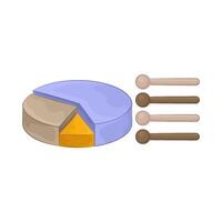 Graphical Data Analysis illustration vector