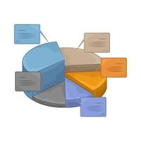 illustration of Visual Data Grouping vector