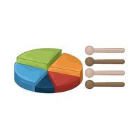 illustration of Graphical Data Analysis vector