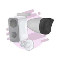Advanced Home Monitoring Camera vector