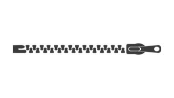 a black and white image of a zipper vector