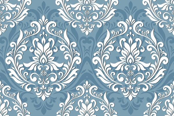 damask pattern,damask ornament for wallpapers, textile, wrapping.