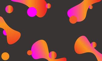 Illutrastion dynamic waves abstract fluidity vector
