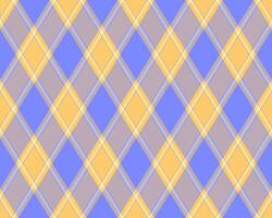 Argyle pattern of geometric rhombus. Harlequin check wallpaper design. Classic diamond shaped textile material for web background, print fabric clothing, sweater, wrapping paper, gift card, invitation vector
