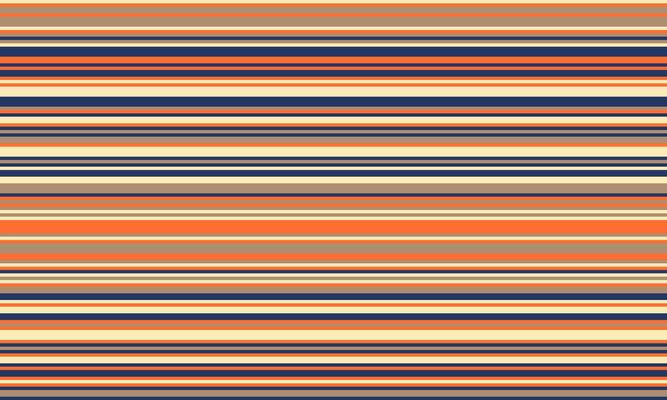 Geometric stripes seamless pattern with horizontal lines in varied colours, creating an abstract background. Ideal for textile design, wallpaper, or graphic prints.