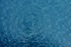 Water bubbles from the pool. Dark, sad, moody and dramatic background. Water ripple texture. photo