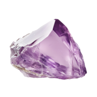 amethyst crystals of varying sizes and shapes, displaying vibrant purple hues in a pristine png