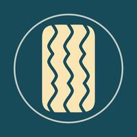 Tire trendy icon Ideal abstract illustration colorful artwork beautiful design vector