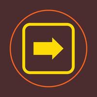 Sign trendy icon classy abstract illustration colorful artwork lovely design vector