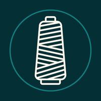 Thread trendy icon fine abstract illustration colorful artwork lovely design vector