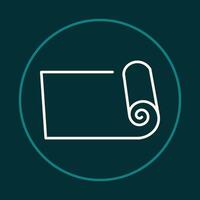 Carpet trendy icon fine abstract illustration colorful artwork lovely design vector
