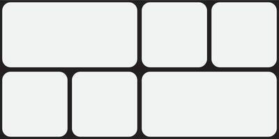 Y2K Trendy Geometry Futuristic shapes. Naive Design elements, Simple bento design. Label pack. Brutalism style. Web frame set, blocks, grid concept. layout. Ui template. Web comics grids, connection vector
