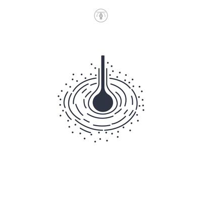 Black Hole icon symbol illustration isolated on white background