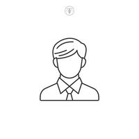 User Profile icon symbol illustration isolated on white background vector